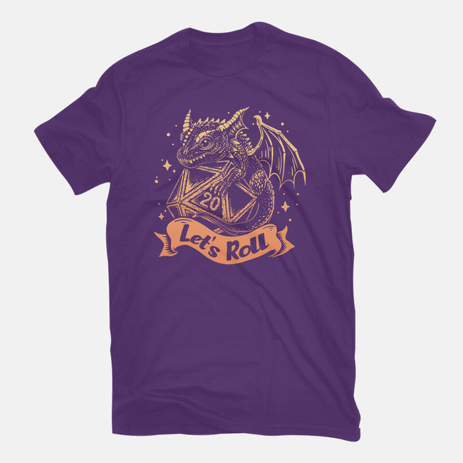 Let's Roll Dragon-womens basic tee-marsdkart