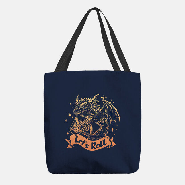 Let's Roll Dragon-none basic tote bag-marsdkart