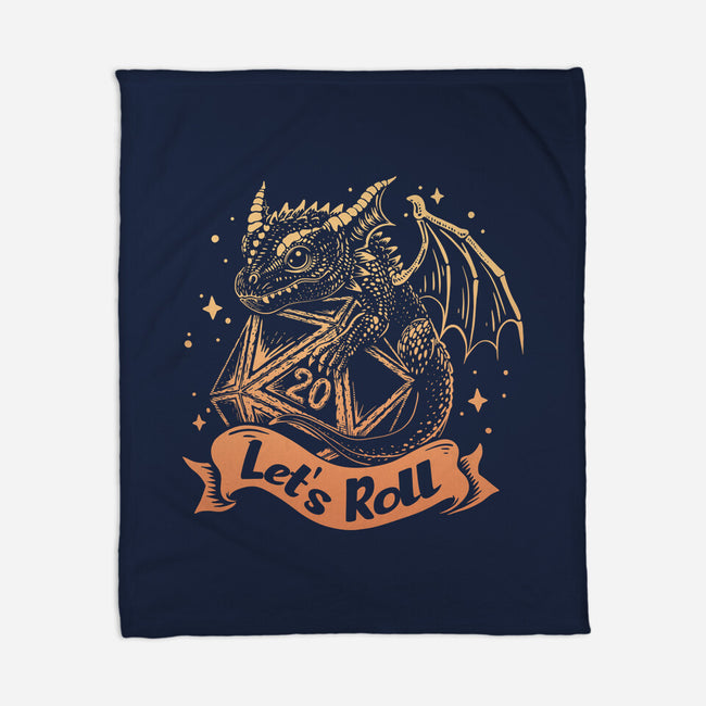 Let's Roll Dragon-none fleece blanket-marsdkart