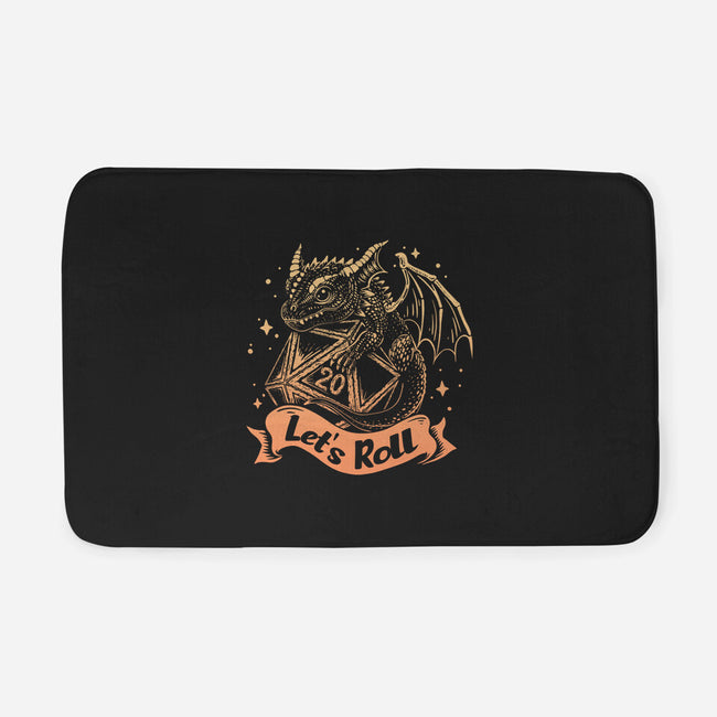 Let's Roll Dragon-none memory foam bath mat-marsdkart