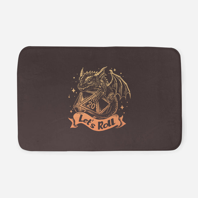 Let's Roll Dragon-none memory foam bath mat-marsdkart