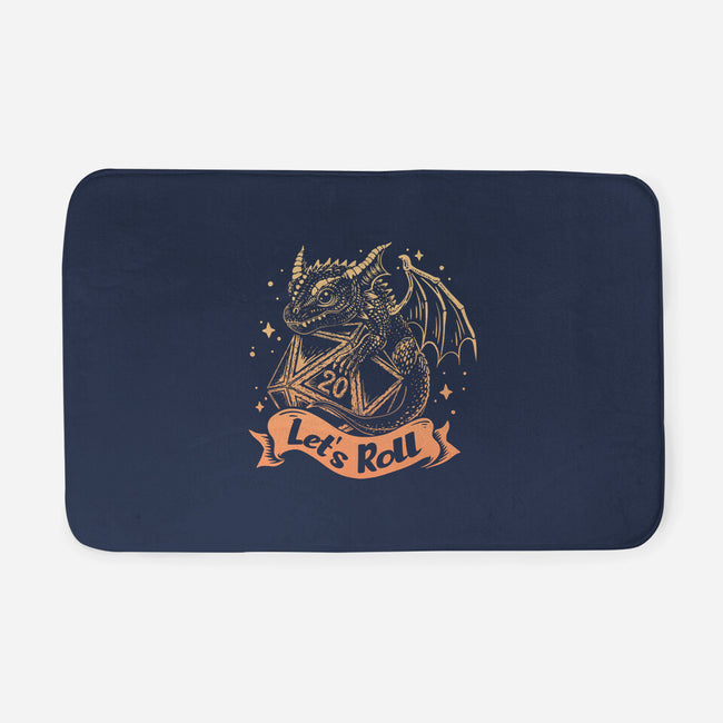 Let's Roll Dragon-none memory foam bath mat-marsdkart