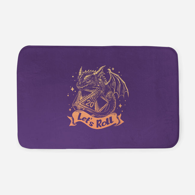 Let's Roll Dragon-none memory foam bath mat-marsdkart