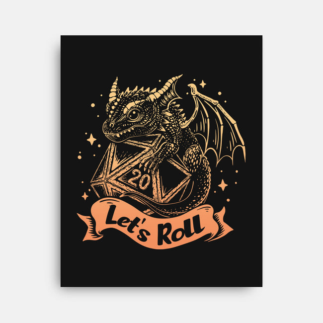 Let's Roll Dragon-none stretched canvas-marsdkart