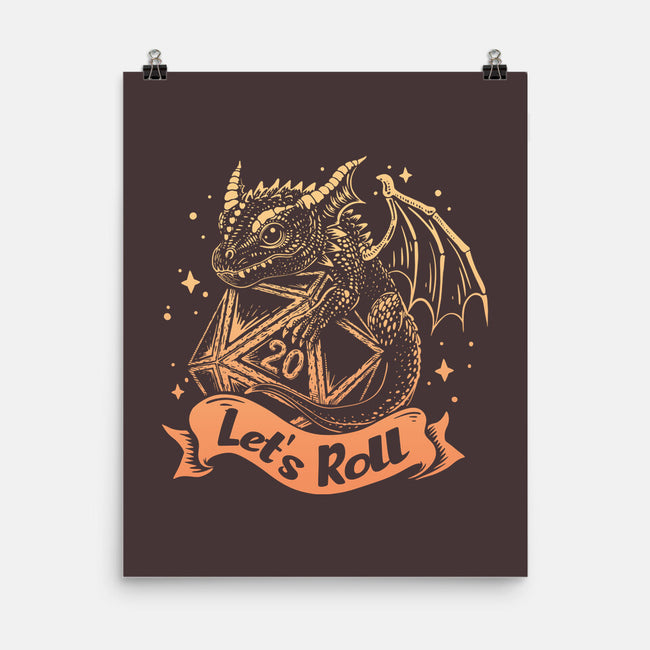 Let's Roll Dragon-none matte poster-marsdkart