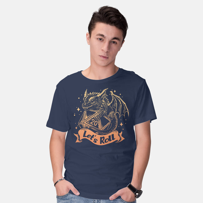 Let's Roll Dragon-mens basic tee-marsdkart