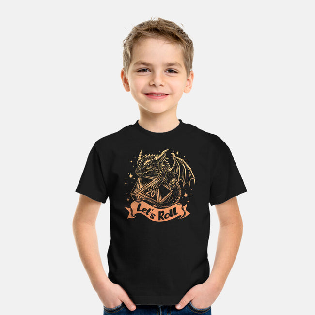 Let's Roll Dragon-youth basic tee-marsdkart