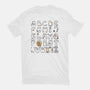 Cat Alphabet-womens basic tee-Vallina84