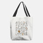 Cat Alphabet-none basic tote bag-Vallina84