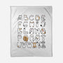 Cat Alphabet-none fleece blanket-Vallina84