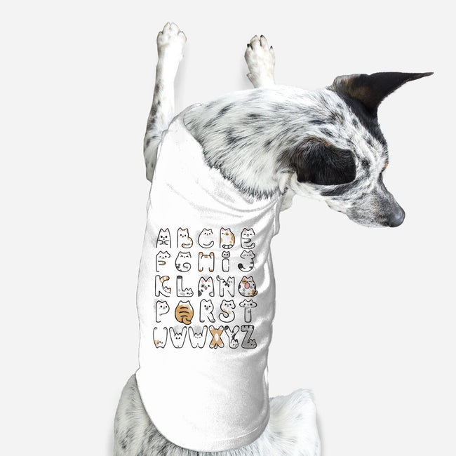 Cat Alphabet-dog basic pet tank-Vallina84