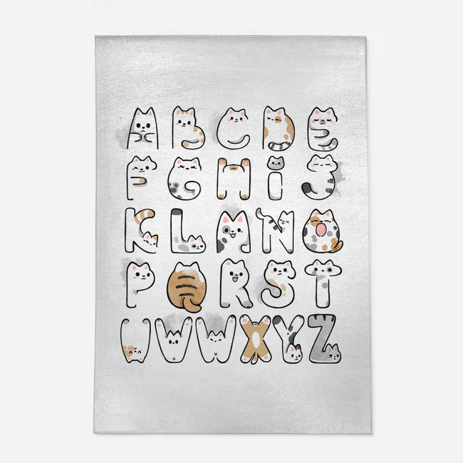 Cat Alphabet-none indoor rug-Vallina84