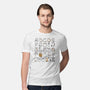 Cat Alphabet-mens premium tee-Vallina84