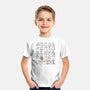 Cat Alphabet-youth basic tee-Vallina84