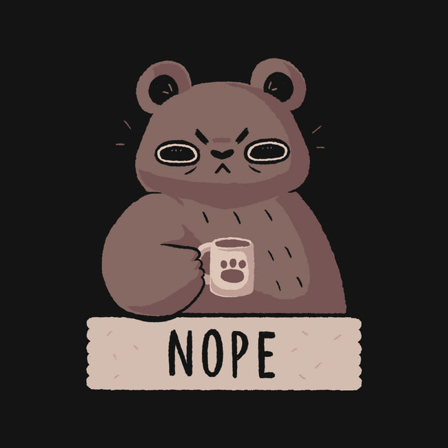 Nope Bear-unisex pullover sweatshirt-xMorfina