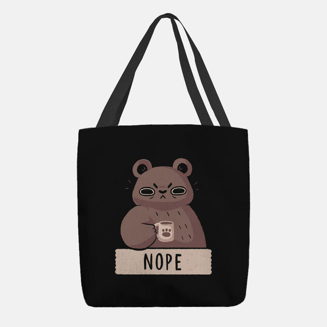 Nope Bear-none basic tote bag-xMorfina