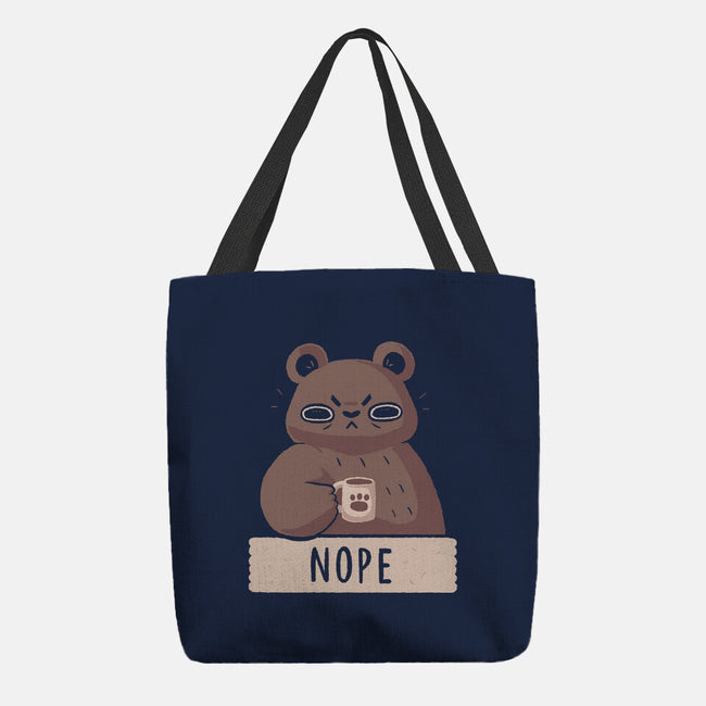 Nope Bear-none basic tote bag-xMorfina