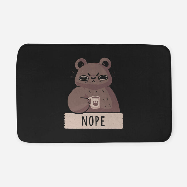 Nope Bear-none memory foam bath mat-xMorfina