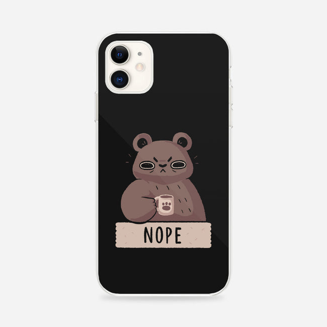 Nope Bear-iphone snap phone case-xMorfina