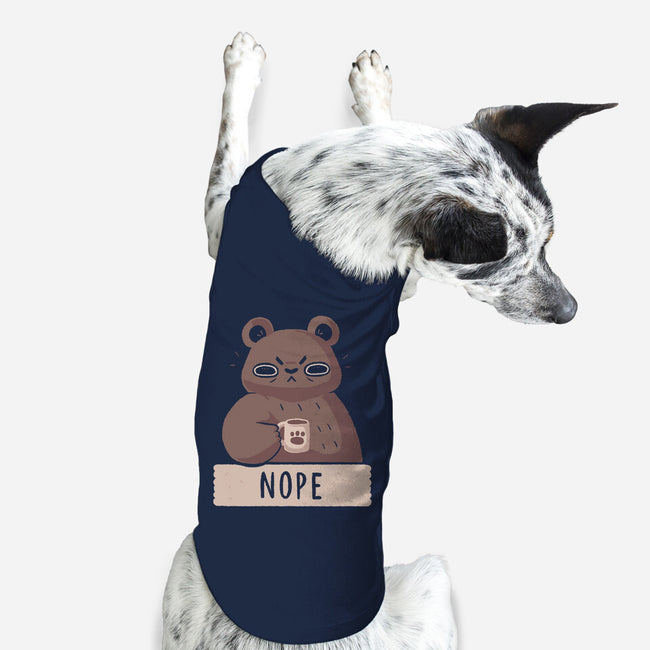 Nope Bear-dog basic pet tank-xMorfina
