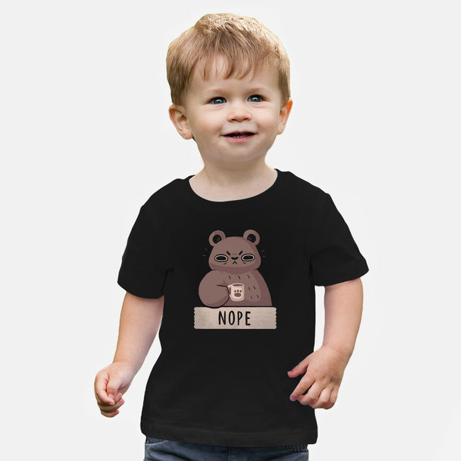 Nope Bear-baby basic tee-xMorfina