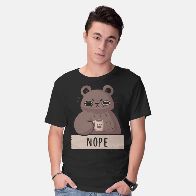 Nope Bear-mens basic tee-xMorfina