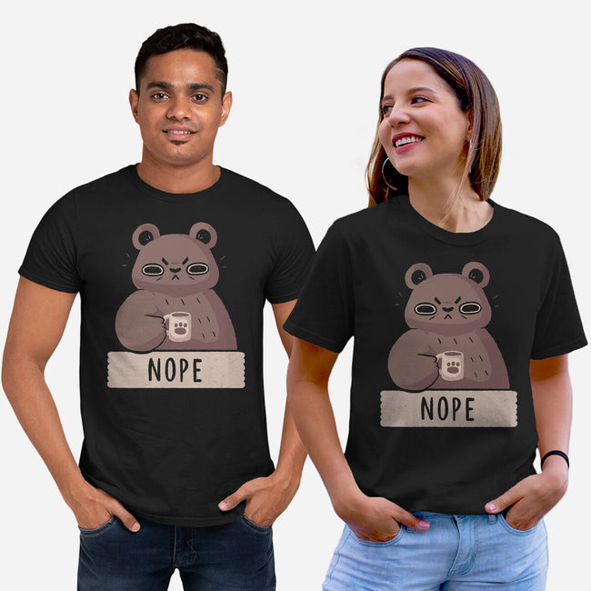 Nope Bear-unisex basic tee-xMorfina