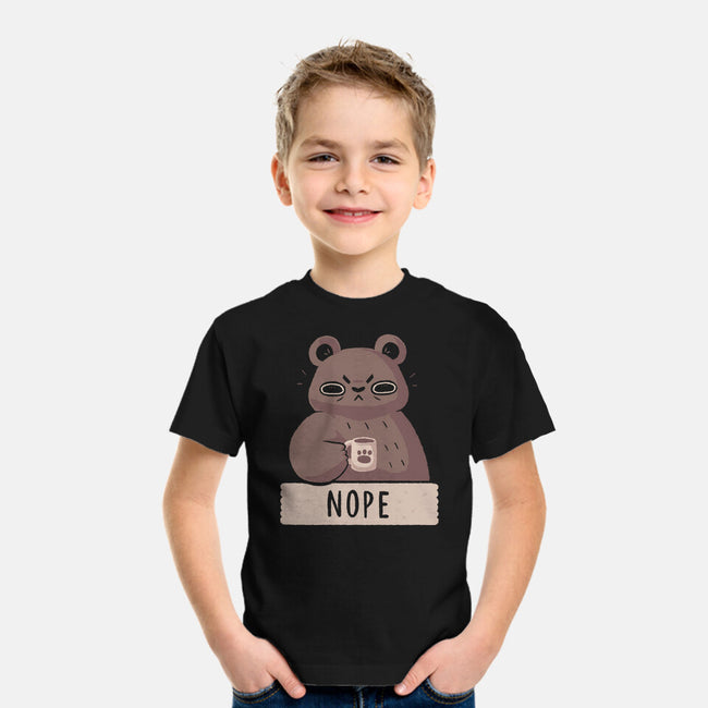 Nope Bear-youth basic tee-xMorfina