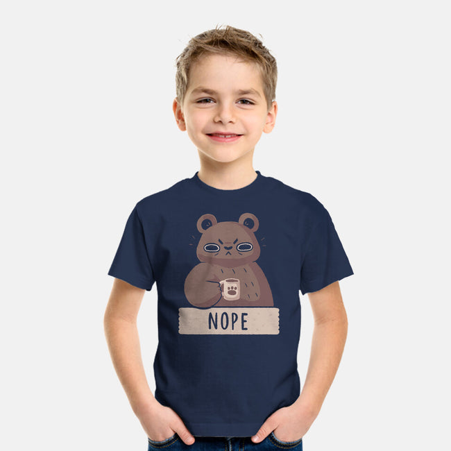 Nope Bear-youth basic tee-xMorfina