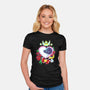 Moon Cats Love-womens fitted tee-ellr