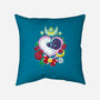 Moon Cats Love-none removable cover w insert throw pillow-ellr