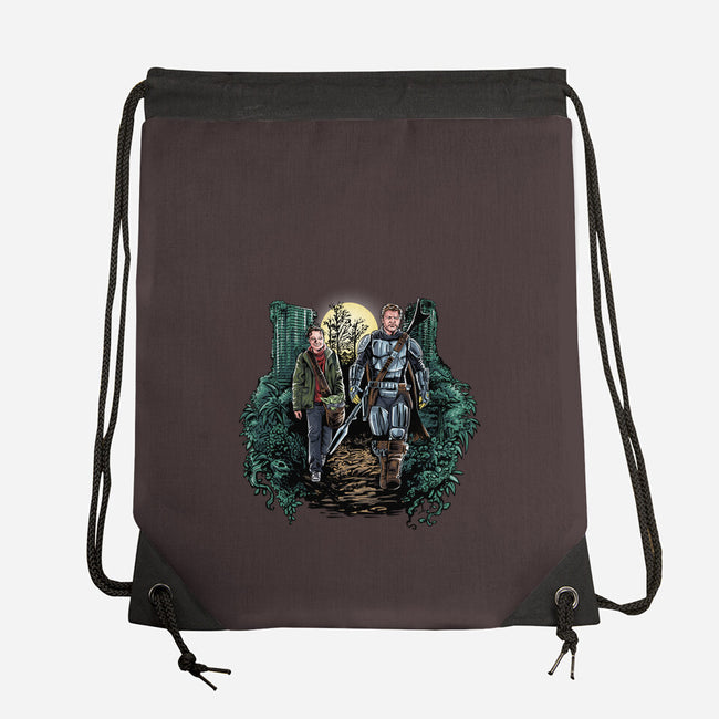 The Last of Mandalorians-none drawstring bag-zascanauta