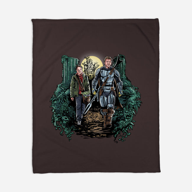 The Last of Mandalorians-none fleece blanket-zascanauta