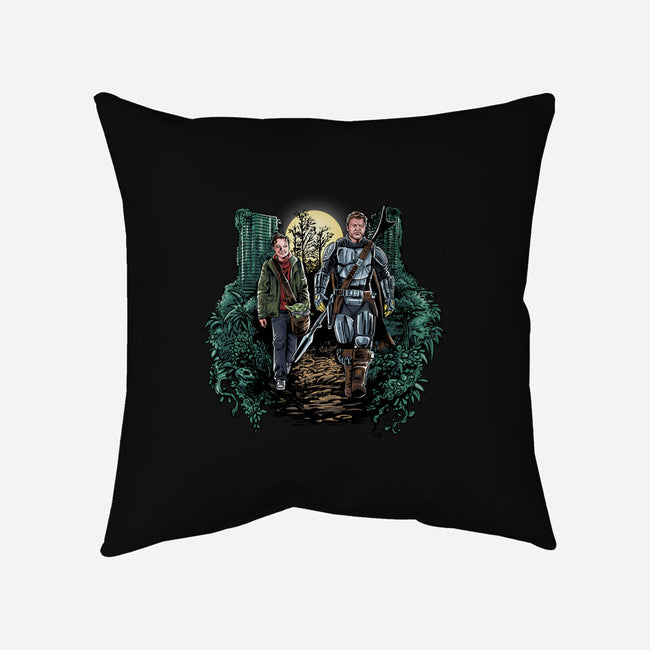 The Last of Mandalorians-none removable cover throw pillow-zascanauta