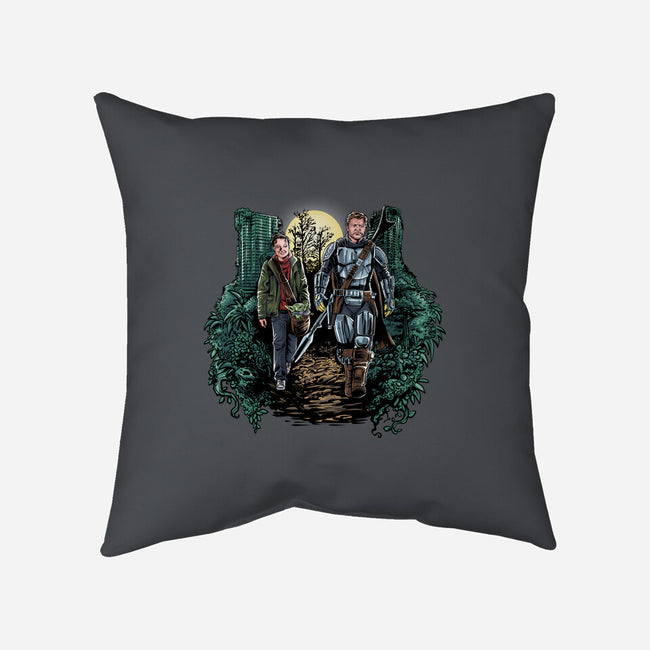 The Last of Mandalorians-none removable cover throw pillow-zascanauta