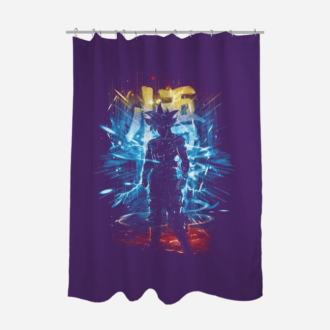 Ultra Instinct Storm-none polyester shower curtain-kharmazero