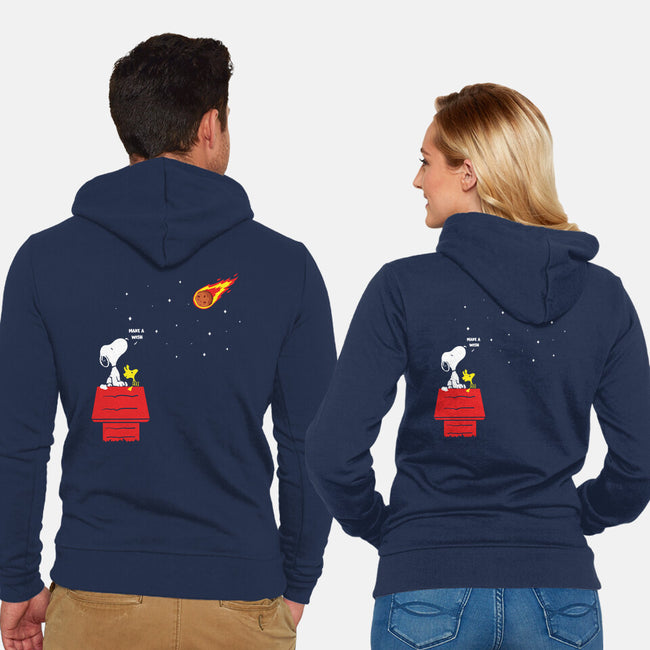 Make A Wish-unisex zip-up sweatshirt-turborat14