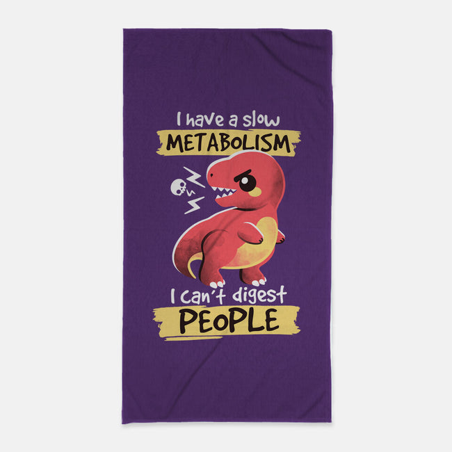 Can't Digest People-none beach towel-NemiMakeit