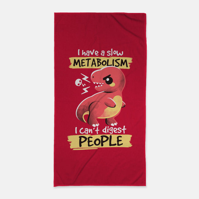 Can't Digest People-none beach towel-NemiMakeit
