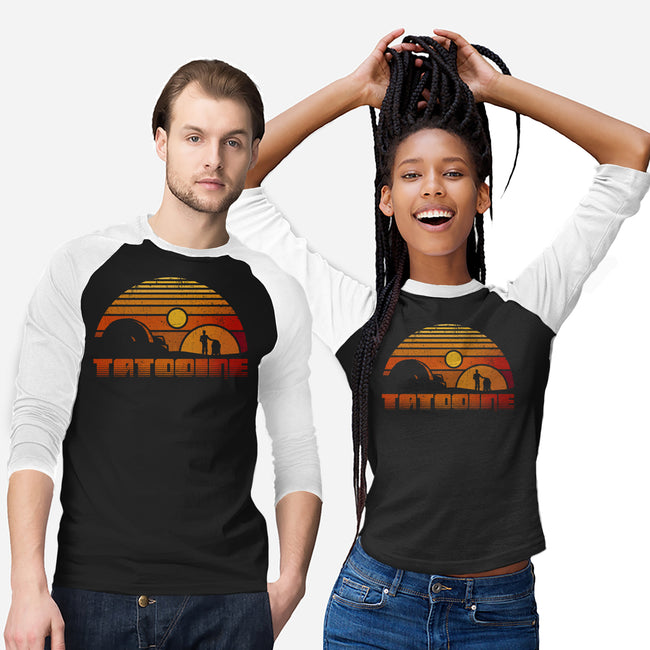 Setting Suns-unisex baseball tee-kg07