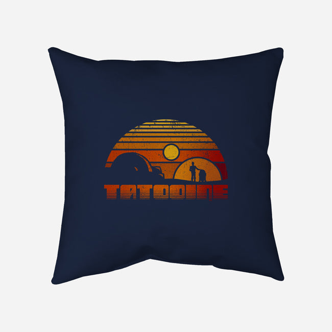 Setting Suns-none removable cover w insert throw pillow-kg07