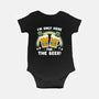 Here For The Beers-baby basic onesie-Weird & Punderful