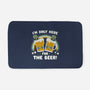 Here For The Beers-none memory foam bath mat-Weird & Punderful
