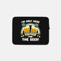 Here For The Beers-none zippered laptop sleeve-Weird & Punderful