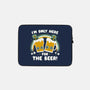 Here For The Beers-none zippered laptop sleeve-Weird & Punderful