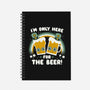 Here For The Beers-none dot grid notebook-Weird & Punderful