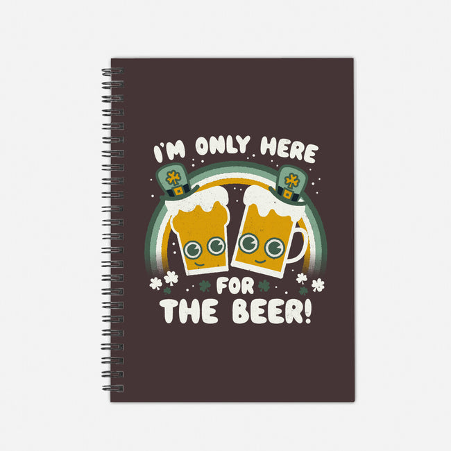 Here For The Beers-none dot grid notebook-Weird & Punderful