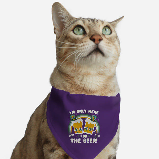 Here For The Beers-cat adjustable pet collar-Weird & Punderful