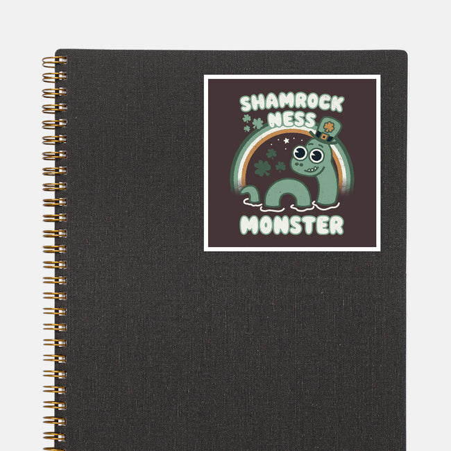 Shamrock Ness Monster-none glossy sticker-Weird & Punderful