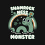 Shamrock Ness Monster-none beach towel-Weird & Punderful